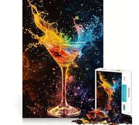 Kamikaze Flash Abstract Jigsaws 1000 Pieces for Teenagers Sharp Thinking Neat Cut Fun Activity (38x52cm)