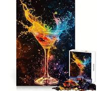 Kamikaze Flash Abstract Jigsaws 1000 Pieces for Teenagers Sharp Thinking Neat Cut Fun Activity (38x52cm)
