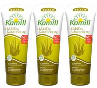 Kamill 3 x 100 ml Hand & Nail Cream Balm with Organic CamomileCamomile, Aloe Vera, Avocado Oil and Bisabolol, Germany
