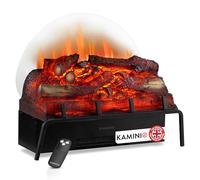 KAMINIO Electric Fireplace NOAH - Portabel basket electric Fire with Heater, 3D Flame Effect, Remote Control