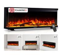 KAMINIO® Lea PRO 50 Electric fire with heater and flame effect
