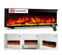 KAMINIO® Lea PRO 60 Electric fire with heater and flame effect