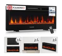 KAMINIO® Marlon PRO 42 Electric fire with heater and flame effect