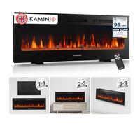 KAMINIO® Marlon PRO 50 Electric fire with heater and flame effect
