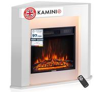 KAMINIO® Matti CORNER White Electric fire and surround with heater