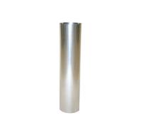 Kamino - Flam 331075 Hot-Dip Aluminised Steel Stove Pipe, Silver, 120 mm