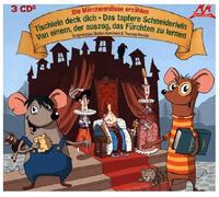 Stefan Kaminski - Die Märchenmäuse erzählen: Tischlein deck dich, Das tapfere Schneiderlein; Von einem, der auszog, das Fürchten zu lernen (3 CDs)