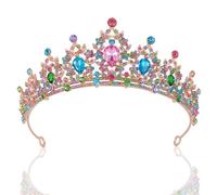 Kamirola - Queen Crown and Tiaras Princess Crown for Women and Girls Crystal Headbands for Bridal, Princess for Wedding and Party(01), Rhinestone, Crystal