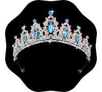 Kamirola - Queen Crown and Tiaras Princess Crown for Women and Girls Crystal Headbands for Bridal, Princess for Wedding and Party(01), M, Alloy Metal, Crystal