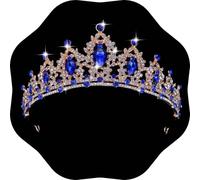 Kamirola - Queen Crown and Tiaras Princess Crown for Women and Girls Crystal Headbands for Bridal, Princess for Wedding and Party(01), 15CM, Alloy Metal, Crystal