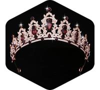 Kamirola - Queen Crown and Tiaras Princess Crown for Women and Girls Crystal Headbands for Bridal, Princess for Wedding and Party(01), M, Alloy Metal, Crystal