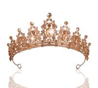 Kamirola - Queen Crown and Tiaras Princess Crown for Women and Girls Crystal Headbands for Bridal, Princess for Wedding and Party(01), M, Alloy Metal, Crystal