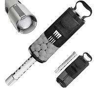 Kamitty Shag Bag for Golf Balls, Golf Ball Retriever with Detachable Aluminum Alloy Tube, Golf Shag Bags with Pocket & Tee Holder, Hold up to 80 Balls