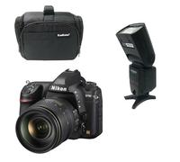 KamKorda Camera Bag + Flash + D780 DSLR Camera + AF-S NIKKOR 24-120mm f/4G ED VR Lens, 24.5MP FX-Format BSI CMOS Sensor, EXPEED 6 Image Processing Engine, UHD 4K Video + 2 Year Warranty