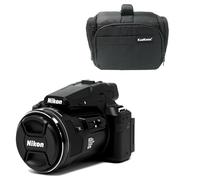 KamKorda Camera Bag + P950 4K Digital Compact Camera, 16MP 1/2.3" BSI CMOS Sensor, 83x Optical Zoom Lens, Dual Detect Optical Vibration Reduction, Built-In Wi-Fi and Bluetooth