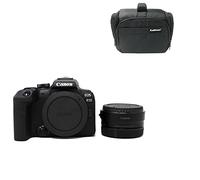 KamKorda Camera Bag + R10 Mirrorless Digital Camera Body + R Adapter, 24.2MP APS-C CMOS Sensor, 4K Video + 2 Year Warranty
