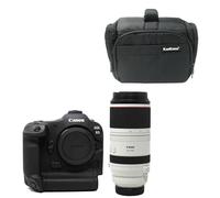 KamKorda Camera Bag + R3 Mirrorless Digital Camera + RF 100-500mm f/4.5-7.1L IS USM Lens, 24MP Full Frame CMOS Sensor, DIGIC X Image Processor, 6K60 Raw 4K120 10Bit Internal Video + 2 Year Warranty