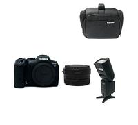 KamKorda Camera Bag + R7 Mirrorless Digital Camera Body, Adapter, Flash, 32.5MP APS-C CMOS Sensor, 4K60 10-Bit Video + 2 Year Warranty