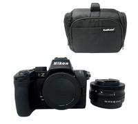 KamKorda Camera Bag + Z50 II Mirrorless Digital Camera with Z 16-50mm Black Lens, 20.9MP DX-Format CMOS Sensor, UHD 4K Video, Built-In Wi-Fi and Bluetooth, Tilting Touchscreen + 2 Year Warranty