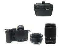 KamKorda Camera Bag + Z50 Mirrorless Digital Camera with 16-50mm + 50-250mm Lens 20.9MP DX-Format CMOS Sensor, UHD 4K Video, Built-In Wi-Fi and Bluetooth, Tilting Touchscreen + 2 Year Warranty