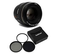 KamKorda Lens Filter Kit 58mm + EF 50mm f/1.4 USM Camera Lens, Aperture Range f/1.4 to f/22 + 2 Year Warranty