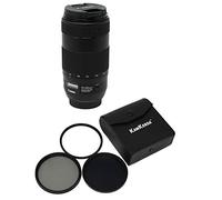 KamKorda Lens Filter Kit 67mm + EF 70-300mm f/4-5.6 IS II USM Camera Lens, Aperture Range: f/4 to f/45, Optical Image Stabilizer, Full-Time Manual Focus + 2 Year Warranty