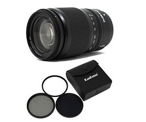 KamKorda Lens Filter Kit 67mm + Z 24-200mm f/4-6.3 VR Camera Lens, Z-Mount Lens/FX Format, Aperture Range: f/4 to f/36, Vibration Reduction Image Stabilization, Weather-Sealed Design + 2 Year Warranty