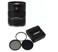 KamKorda Lens Filter Kit 72mm + Hasselblad XCD 90mm f/2.5 V Camera Lens, Medium Format, 71mm (Full-Frame Equivalent), Bright Portrait-Length Prime Lens + 2 Year Warranty