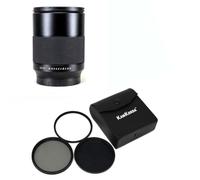 KamKorda Lens Filter Kit 77mm + Hasselblad XCD 80mm f/1.9 Camera Lens, Hasselblad X System, 63mm (35mm Equivalent), Aperture Range: f/1.9 to f/32 + 2 Year Warranty