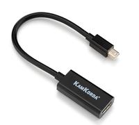 KamKorda Mini Displayport to HDMI Adapter | Male/Female Connection Gold-Plated | Compatible with MacBook Air/Pro Microsoft Surface Pro/Dock
