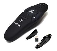 KamKorda Presentation Clicker, Clicker for PowerPoint, Board Clicker, Presentation Pointer, for Teachers, University, College Lectures - Black