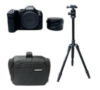 KamKorda Pro Bag and Tripod with R6 Mark III Mirrorless Camera and Mount Adapter with 32.5MP Full-Frame CMOS Sensor and 7K 60p 12-Bit Internal RAW Light Video 2 Year Warranty