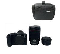 KamKorda Pro Bag with R6 Mark III Mirrorless Camera + RF 24-105mm f/4-7.1 IS STM Lens + EF-EOS R mount adapter with 32.5MP Full-Frame CMOS Sensor and 7K Video 2 Year Warranty