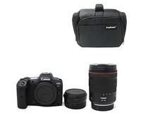 KamKorda R5 Full Frame Mirrorless Camera with RF 24-105 f/4L Lens, EF-EOS R Adapter, 45MP Sensor, 8K Video, Black