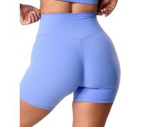 Kamo Fitness Featherlite Enhance 6" Women's Biker Shorts - No Front Seam, Soft, Butt-Lifting, High Waisted, Persian Jewel, M