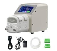 Kamoer UIP V2 double head 1500ml/min(single channel) intelligent high flow peristaltic pump with high-precision closed-loop stepper motor 100V~240VAC dosing pump foot switch RS485 touch screen control
