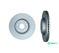 KAMOKA FRONT 2 X BRAKE DISC 103086 FOR TOYOTA