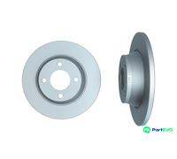 KAMOKA FRONT 2 X BRAKE DISC 1031036 FOR AUDI