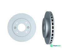 KAMOKA FRONT 2 X BRAKE DISC 1031770 FOR MITSUBISHI VOLVO HYUNDAI KIA