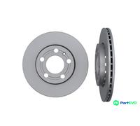 KAMOKA FRONT 2 X BRAKE DISC 103205 FOR SKODA
