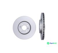 KAMOKA FRONT 2 X BRAKE DISC 1033026 FOR RENAULT
