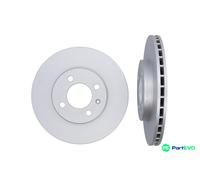 KAMOKA FRONT 2 X BRAKE DISC 103414 FOR VW