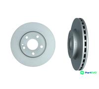 KAMOKA FRONT 2 X BRAKE DISC 103589 FOR MERCEDES-BENZ