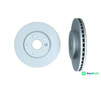 KAMOKA FRONT 2 X BRAKE DISC 103604 FOR OPEL