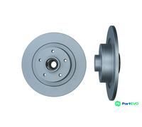 KAMOKA REAR 2 X BRAKE DISC 103029 FOR RENAULT