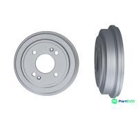 2x Brake drum Rear Axle Coated 104056 KAMOKA for HYUNDAI GETZ