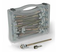 Kampa | DOMETIC 20 x Hard Ground Rock Screw Drill In Pegs Awning Tent 9120001297