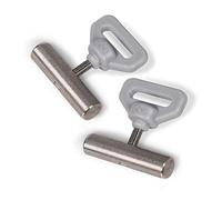 Kampa 6mm Awning Stopper - Twin Pack (Silver, Metal, Powder-Coated)