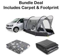 Kampa Action Drive-Away Awning Bundle Deal - 180-210cm Height VW Ford Campervan