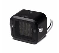 Kampa Cuboid Low Wattage PTC Fan Heater - Instant Fan-Forced Heat, 750W/1500W, Thermostat, Overheat & Tip-Over Protection
